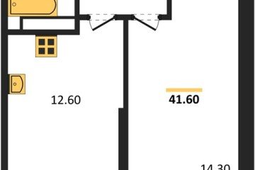 Фото №1: 1-комнатная квартира 41 м², 16/24 эт. - Краснодар, мкр. ЖК Рекорд, ул. Новороссийская, 102И