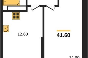 Фото №1: 1-комнатная квартира 41 м², 17/24 эт. - Краснодар, мкр. ЖК Рекорд, ул. Новороссийская, 102И