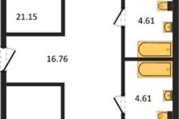 Фото №1: 3-комнатная квартира 92&nbsp;м², 11/21&nbsp;эт. - Краснодар, мкр. жилой комплекс Режиссёр, ул. Уральская, 100/8