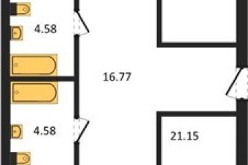 Фото №1: 3-комнатная квартира 92&nbsp;м², 3/21&nbsp;эт. - Краснодар, мкр. жилой комплекс Режиссёр, ул. Уральская, 100/8