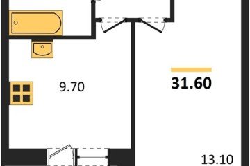 Фото №1: 1-комнатная квартира 31 м², 1/9 эт. - Краснодар, мкр. жилой комплекс Спортивная Деревня, ул. имени Генерала Корнилова, 16к1