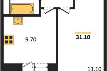 Фото №1: 1-комнатная квартира 31 м², 6/9 эт. - Краснодар, мкр. жилой комплекс Спортивная Деревня, ул. имени Генерала Корнилова, 16к1