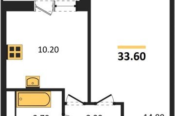 Фото №1: 1-комнатная квартира 33 м², 2/9 эт. - Краснодар, мкр. жилой комплекс Спортивная Деревня,