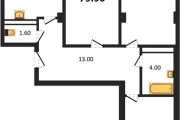 Фото №1: 3-комнатная квартира 82 м², 10/15 эт. - Краснодар, мкр. Фестивальный,