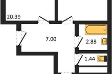 Фото №1: 2-комнатная квартира 65 м², 24/24 эт. - Краснодар, мкр. Славянский, ул. Заполярная, 39к7