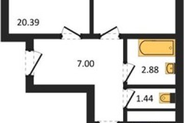 Фото №1: 2-комнатная квартира 65 м², 15/24 эт. - Краснодар, мкр. Славянский, ул. Заполярная, 39к7