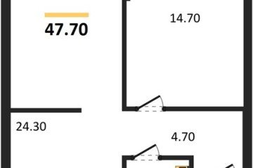 Фото №1: 1-комнатная квартира 47 м², 12/19 эт. - Краснодар, мкр. Догма Парк,