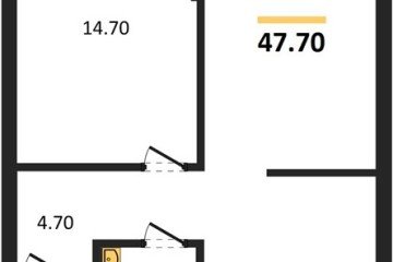 Фото №1: 1-комнатная квартира 47 м², 16/19 эт. - Краснодар, мкр. Догма Парк,