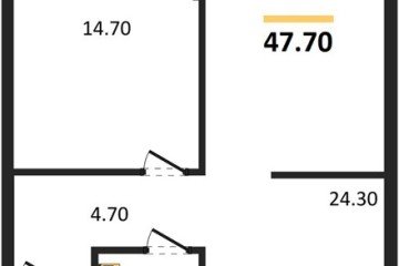 Фото №1: 1-комнатная квартира 47 м², 18/19 эт. - Краснодар, мкр. Догма Парк,