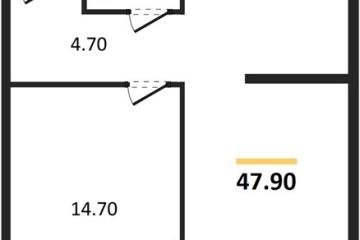 Фото №1: 1-комнатная квартира 47 м², 6/16 эт. - Краснодар, мкр. Догма Парк,