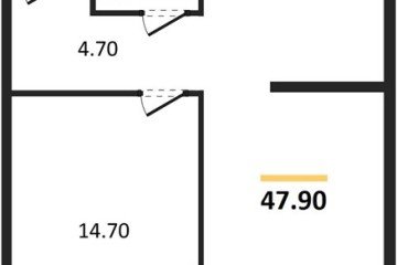 Фото №1: 1-комнатная квартира 47 м², 7/16 эт. - Краснодар, мкр. Догма Парк,