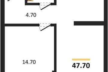 Фото №1: 1-комнатная квартира 47 м², 14/16 эт. - Краснодар, мкр. Догма Парк,