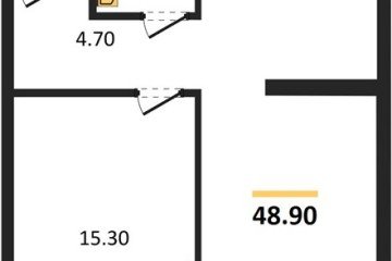 Фото №1: 1-комнатная квартира 48 м², 16/16 эт. - Краснодар, мкр. Догма Парк,