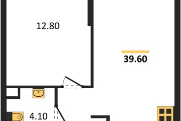 Фото №1: 1-комнатная квартира 39 м², 6/16 эт. - Краснодар, мкр. Догма Парк,