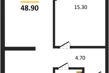 Фото №1: 1-комнатная квартира 48 м², 16/16 эт. - Краснодар, мкр. Догма Парк,