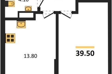 Фото №1: 1-комнатная квартира 39 м², 7/19 эт. - Краснодар, мкр. Догма Парк,
