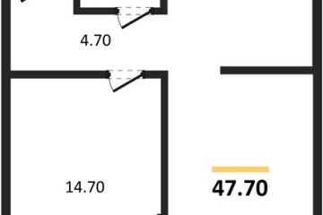 Фото №1: 1-комнатная квартира 47 м², 14/19 эт. - Краснодар, мкр. Догма Парк,