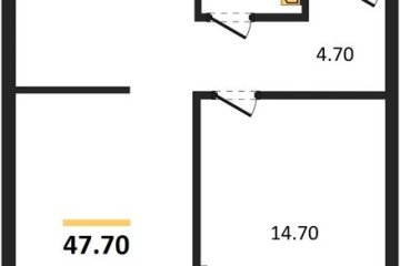 Фото №1: 1-комнатная квартира 47 м², 10/19 эт. - Краснодар, мкр. Догма Парк,
