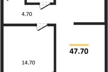 Фото №1: 1-комнатная квартира 47 м², 18/19 эт. - Краснодар, мкр. Догма Парк,