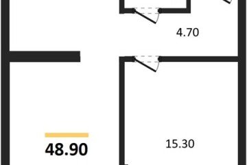 Фото №1: 1-комнатная квартира 48 м², 19/19 эт. - Краснодар, мкр. Догма Парк,