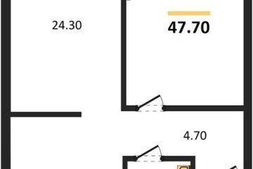 Фото №1: 1-комнатная квартира 47 м², 14/16 эт. - Краснодар, мкр. Догма Парк,