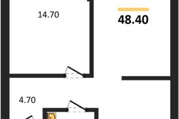 Фото №1: 1-комнатная квартира 48 м², 2/16 эт. - Краснодар, мкр. Догма Парк,
