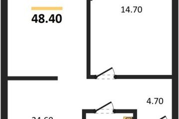 Фото №1: 1-комнатная квартира 48 м², 2/16 эт. - Краснодар, мкр. Догма Парк,
