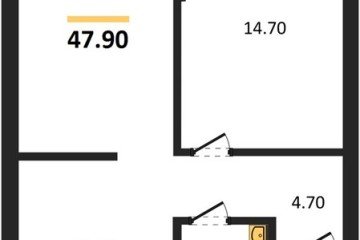 Фото №1: 1-комнатная квартира 47 м², 4/16 эт. - Краснодар, мкр. Догма Парк,