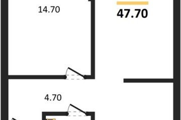 Фото №1: 1-комнатная квартира 47 м², 14/16 эт. - Краснодар, мкр. Догма Парк,