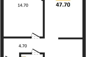 Фото №1: 1-комнатная квартира 47 м², 15/16 эт. - Краснодар, мкр. Догма Парк,