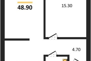 Фото №1: 1-комнатная квартира 48 м², 16/16 эт. - Краснодар, мкр. Догма Парк,
