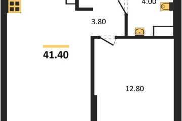 Фото №1: 1-комнатная квартира 41 м², 11/16 эт. - Краснодар, мкр. Догма Парк,