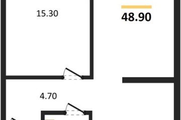 Фото №1: 1-комнатная квартира 48 м², 16/16 эт. - Краснодар, мкр. Догма Парк,