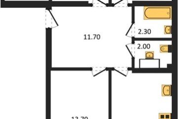 Фото №1: 3-комнатная квартира 75 м², 9/16 эт. - Краснодар, мкр. Догма Парк, ул. Анны Ахматовой, 22лит