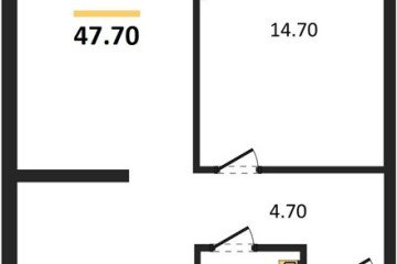 Фото №1: 1-комнатная квартира 47 м², 11/16 эт. - Краснодар, мкр. Догма Парк, ул. Анны Ахматовой, 22лит