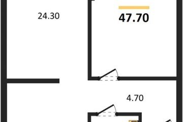 Фото №1: 1-комнатная квартира 47 м², 14/16 эт. - Краснодар, мкр. Догма Парк, ул. Анны Ахматовой