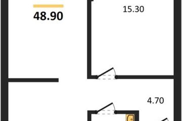 Фото №1: 1-комнатная квартира 48 м², 16/16 эт. - Краснодар, мкр. Догма Парк, ул. Анны Ахматовой