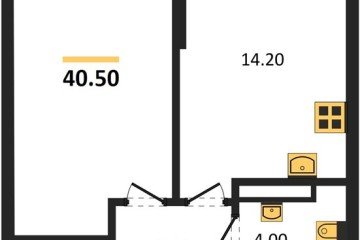 Фото №1: 1-комнатная квартира 40 м², 16/16 эт. - Краснодар, мкр. Догма Парк, ул. Анны Ахматовой