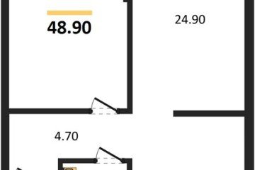 Фото №1: 1-комнатная квартира 48 м², 16/16 эт. - Краснодар, мкр. Догма Парк, ул. Анны Ахматовой