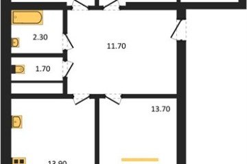 Фото №1: 3-комнатная квартира 75 м², 10/16 эт. - Краснодар, мкр. Догма Парк, ул. Анны Ахматовой