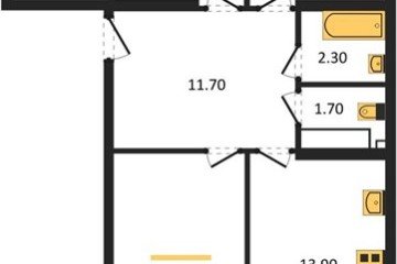 Фото №1: 3-комнатная квартира 75 м², 11/16 эт. - Краснодар, мкр. Догма Парк,