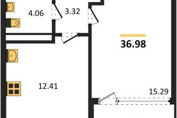 Фото №1: 1-комнатная квартира 37 м², 16/24 эт. - Краснодар, мкр. Черёмушки,