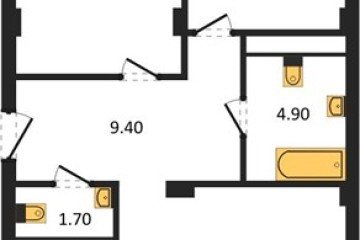 Фото №1: 2-комнатная квартира 76 м², 2/5 эт. - Краснодар, мкр. Фестивальный,