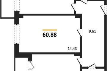 Фото №1: 2-комнатная квартира 60 м², 1/4 эт. - Краснодар, мкр. Фестивальный,