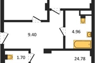 Фото №1: 2-комнатная квартира 76 м², 1/4 эт. - Краснодар, мкр. Фестивальный,