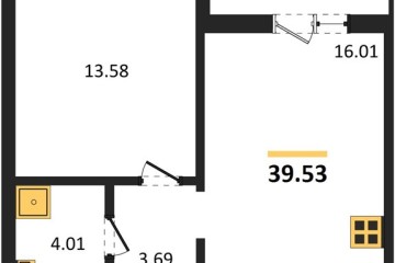 Фото №1: 1-комнатная квартира 39 м², 13/18 эт. - Краснодар, мкр. ЖК Тёплые Края,
