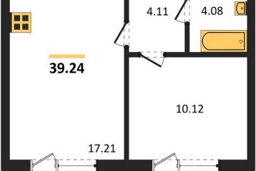 Фото №1: 1-комнатная квартира 39 м², 9/18 эт. - Краснодар, мкр. ЖК Тёплые Края,