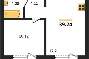 Фото №1: 1-комнатная квартира 39 м², 14/18 эт. - Краснодар, мкр. ЖК Тёплые Края,
