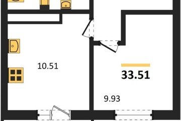 Фото №1: 1-комнатная квартира 33 м², 8/18 эт. - Краснодар, мкр. ЖК Тёплые Края,
