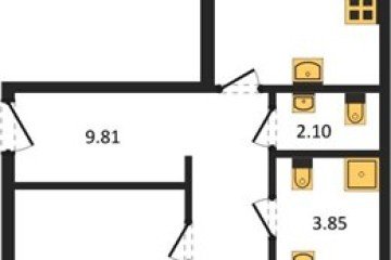 Фото №1: 2-комнатная квартира 61 м², 1/18 эт. - Краснодар, мкр. ЖК Тёплые Края,